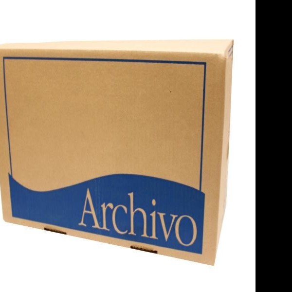 CAJA ARCHIVO CARTON OFI. 480X355X256CM 9 KGCM2 E25 C250